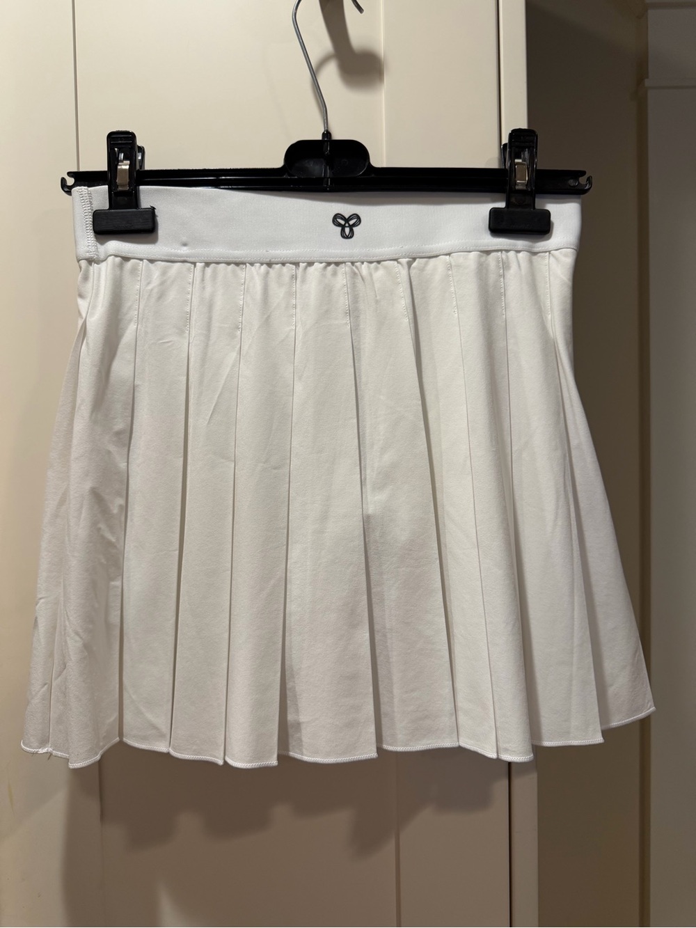 TNA White Pleated Tennis Skirt with Shorts